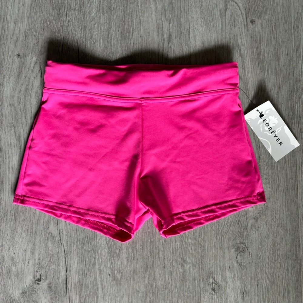 Leoever - Hot pink biker shorts 2 inch NWT
